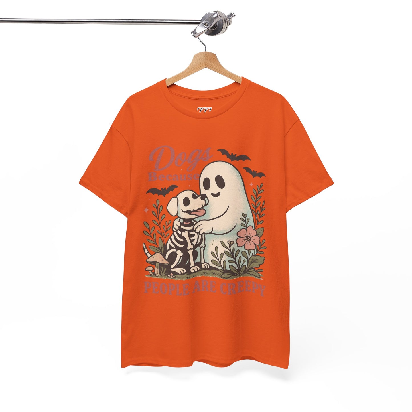 Dogs Because People Are Creepy Unisex Heavy Cotton T-Shirt