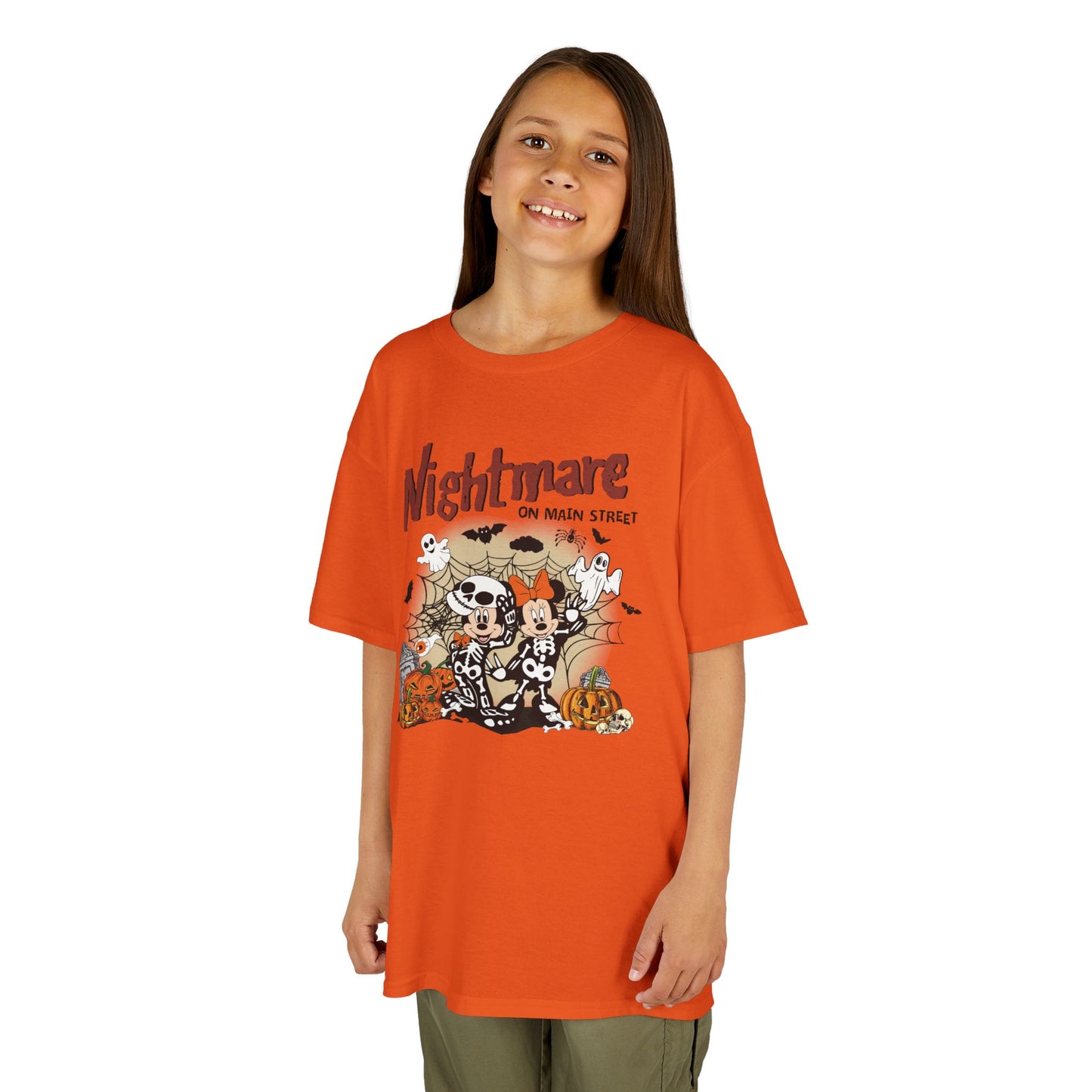 Nightmare On Main Street IV Kids Heavy Cotton T-Shirt