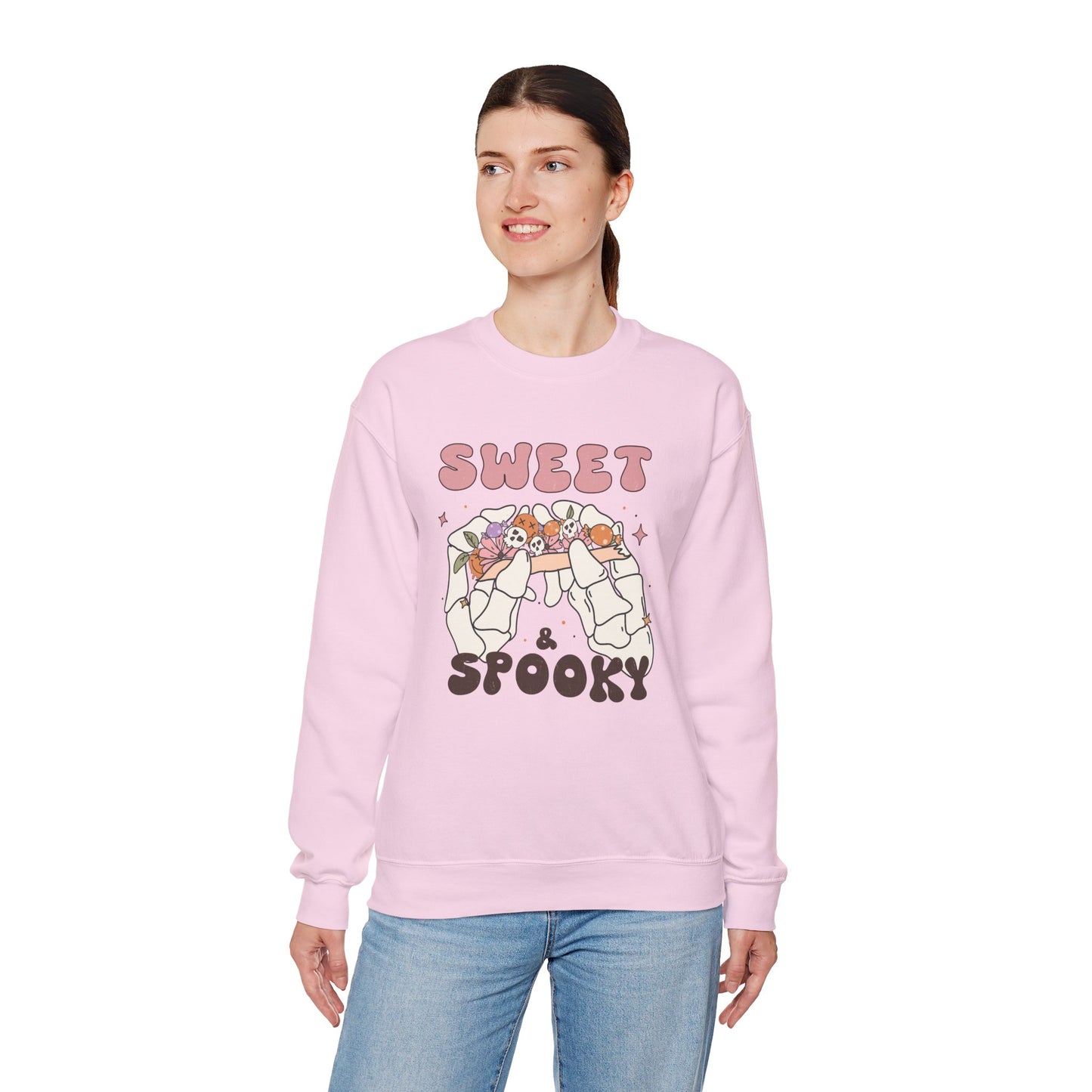 Sweet & Spooky II Women's Heavy Blend Crewneck Sweatshirt