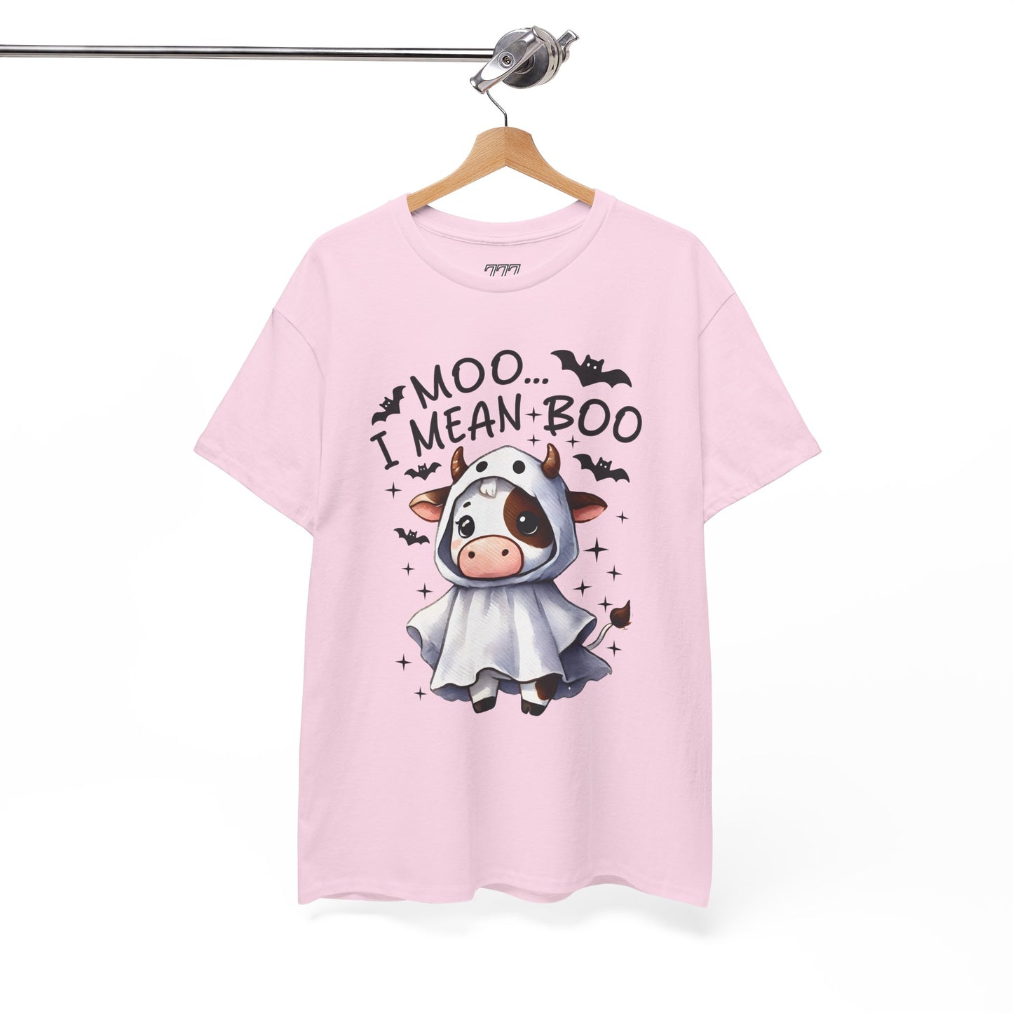 MOO...I Mean-BOO Unisex Heavy Cotton T-Shirt