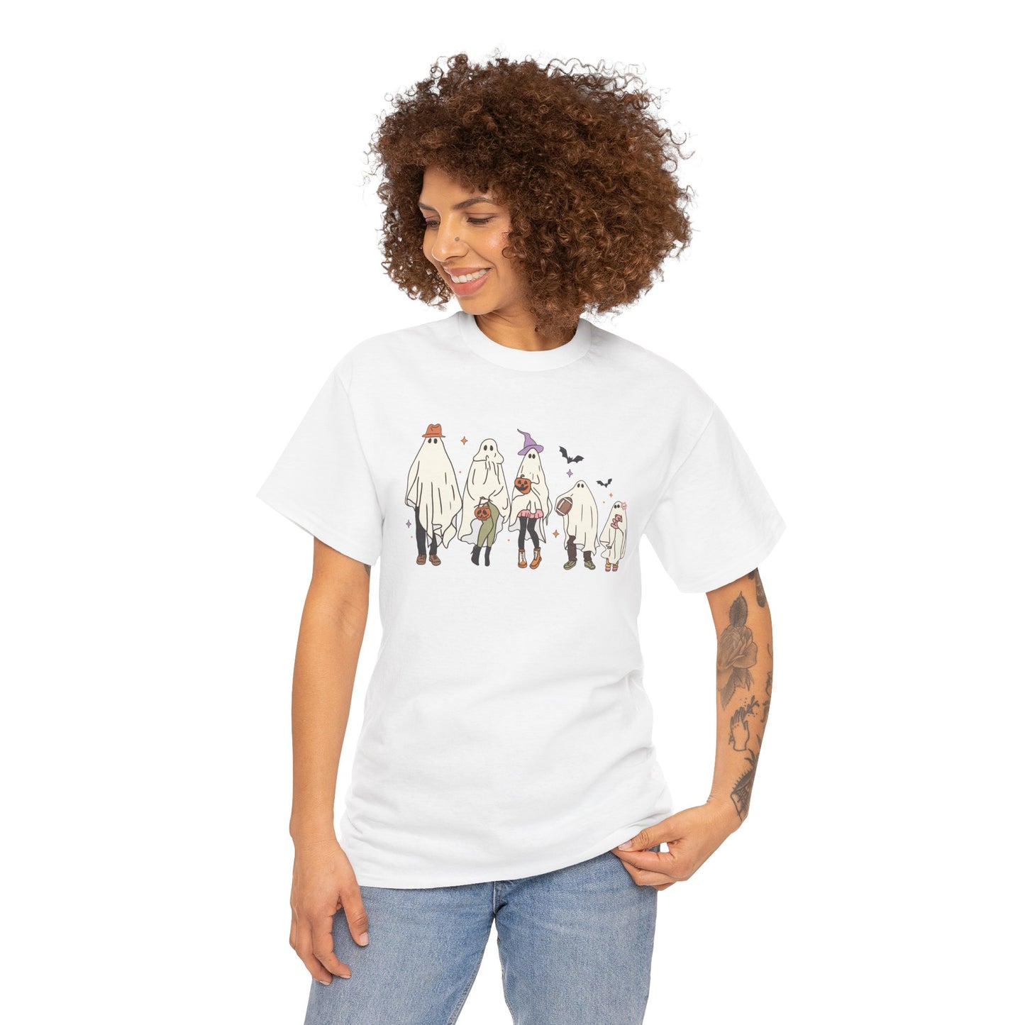 Ghost Family Unisex Heavy Cotton T-Shirt