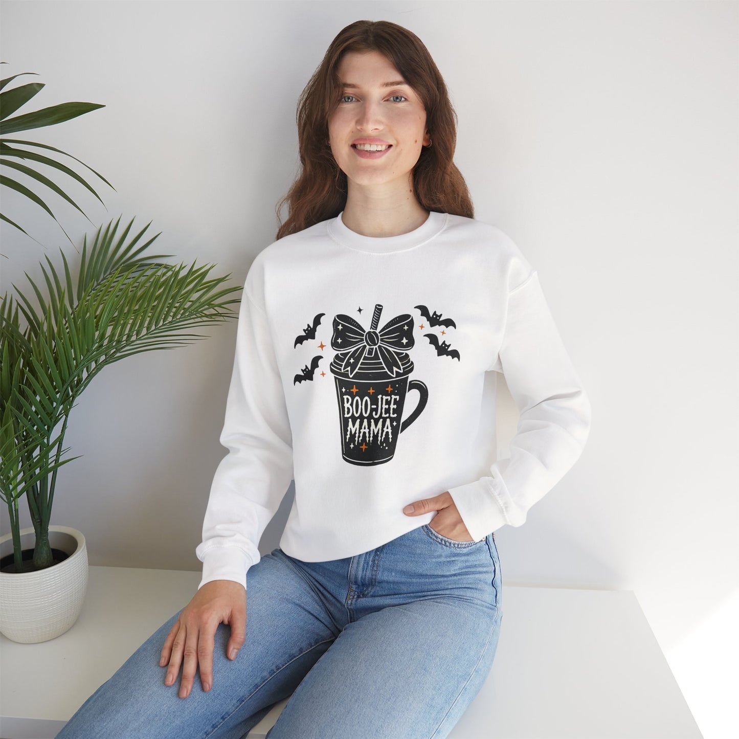 Boo-Jee Mama Women's Heavy Blend Crewneck Sweatshirt