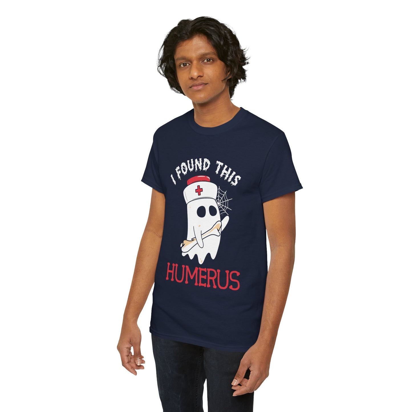 I Found This Humerus Unisex Heavy Cotton T-Shirt