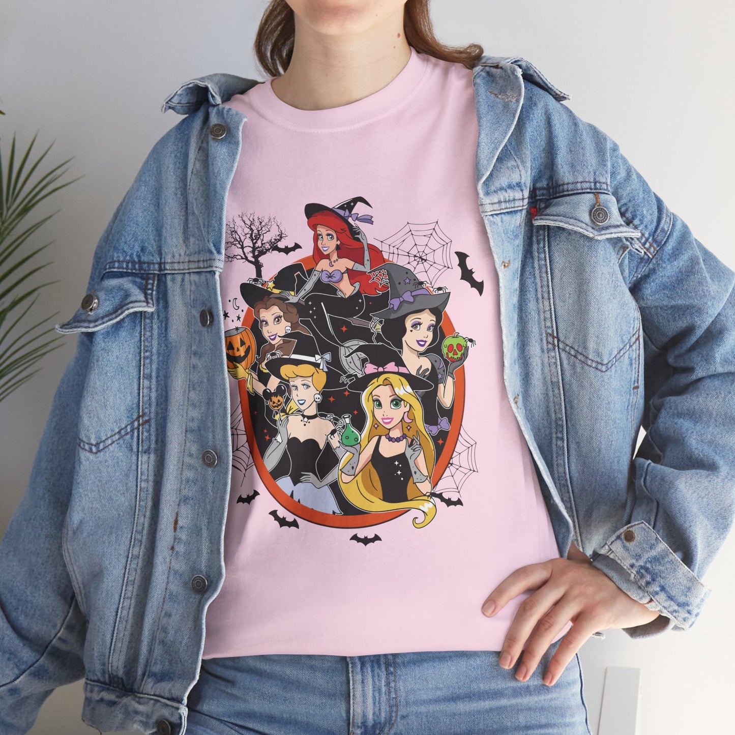 Princess Halloween-Themed Unisex Heavy Cotton T-Shirt