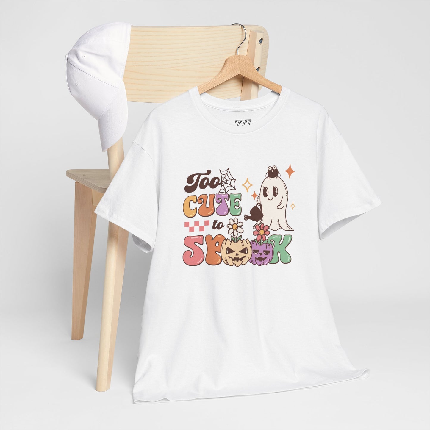 Too Cute To Spook Unisex Heavy Cotton T-Shirt