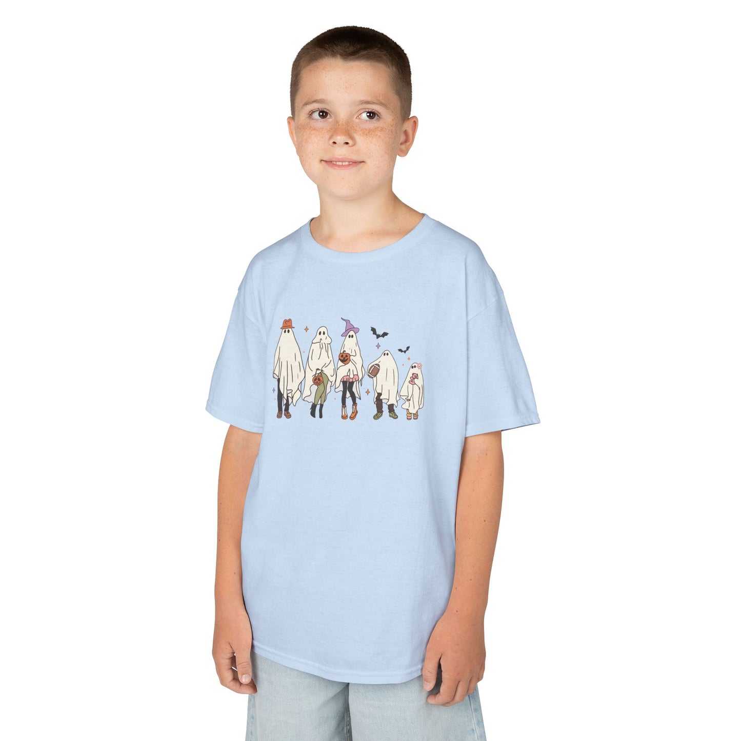 Ghost Family Kids Heavy Cotton T-Shirt