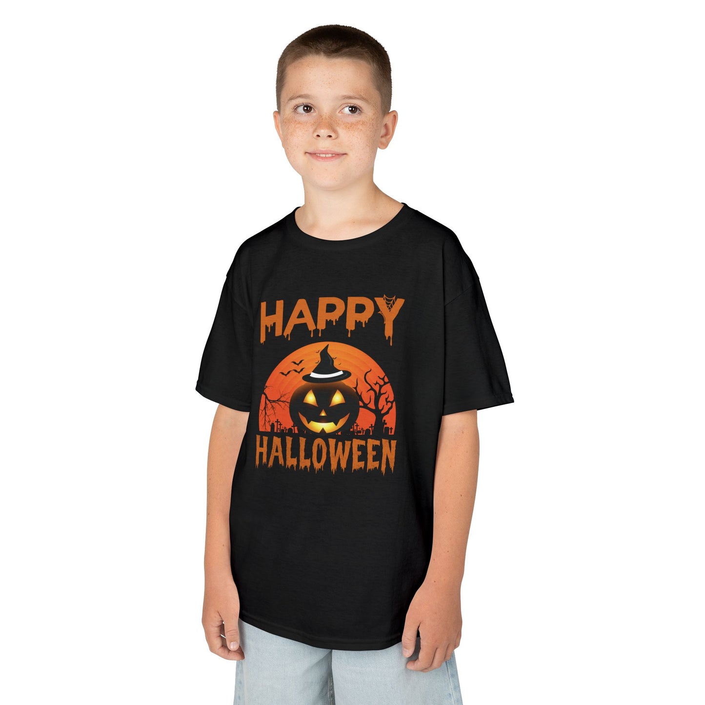 Happy Halloween Kids Heavy Cotton T-Shirt