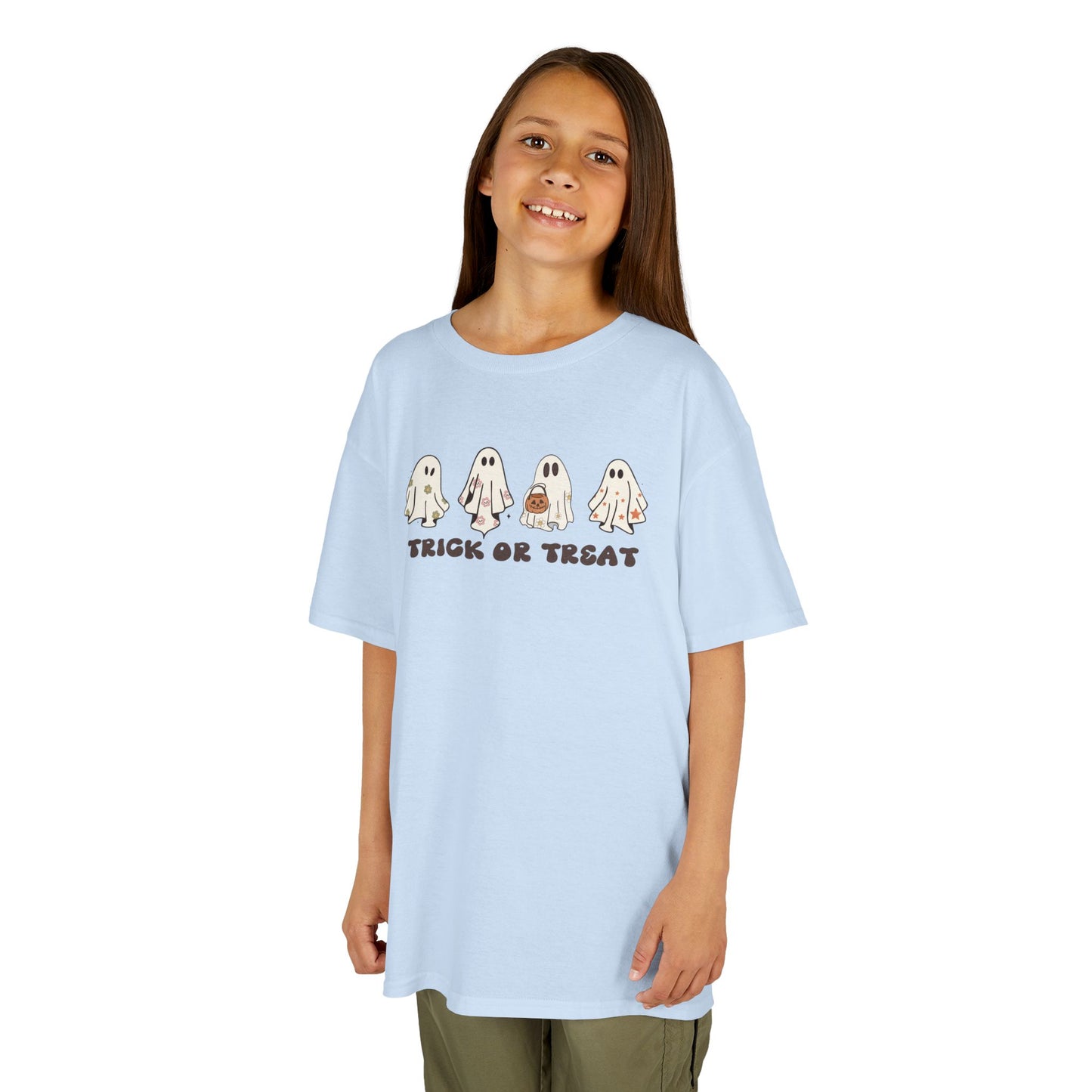 Trick Or Treat Kids Heavy Cotton T-Shirt