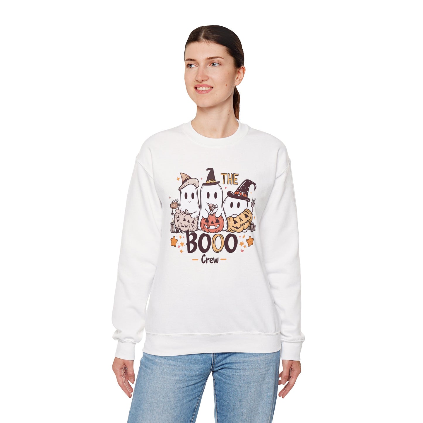 The Booo Crew Unisex Heavy Blend Crewneck Sweatshirt