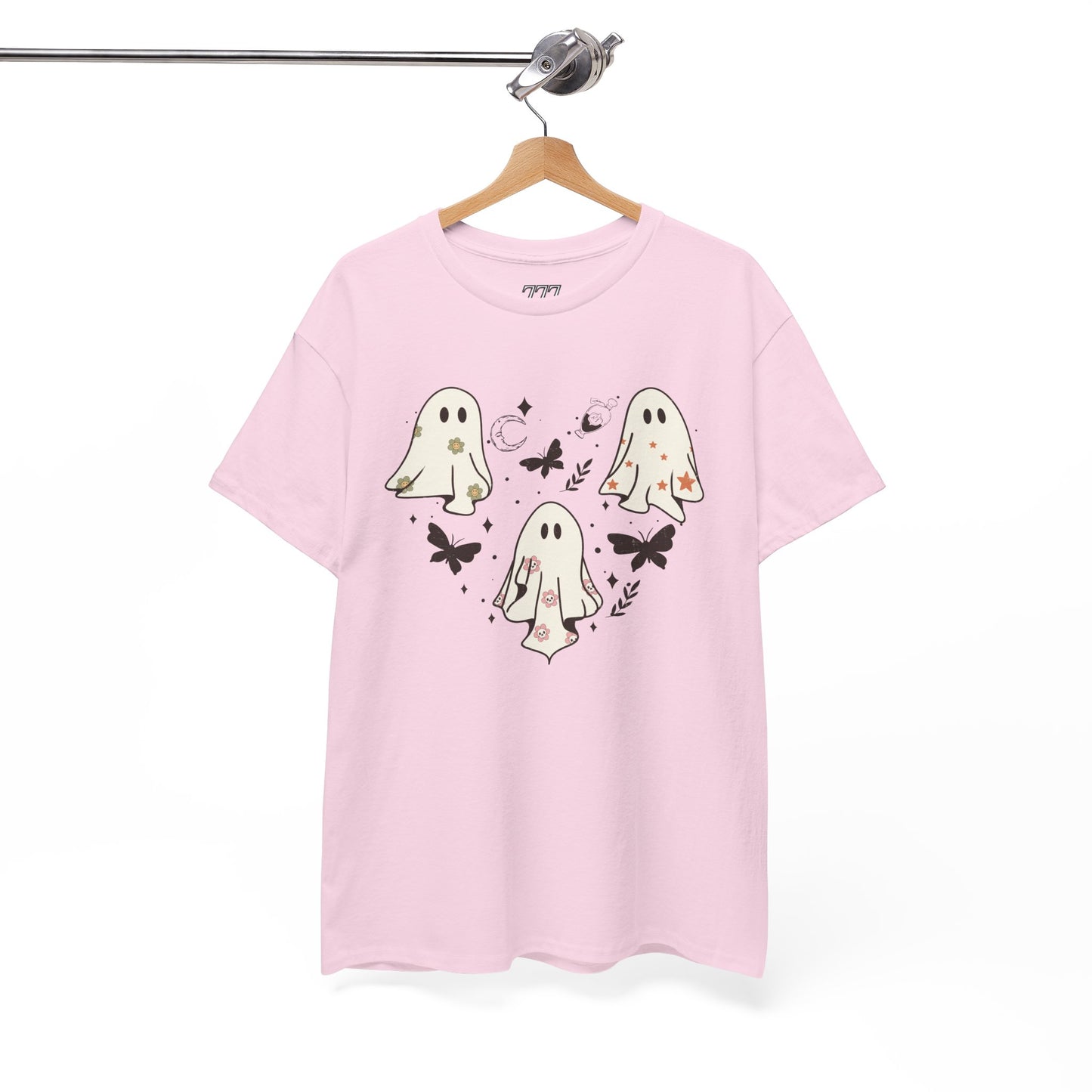 Little Ghost Heart Heavy Cotton T-Shirt