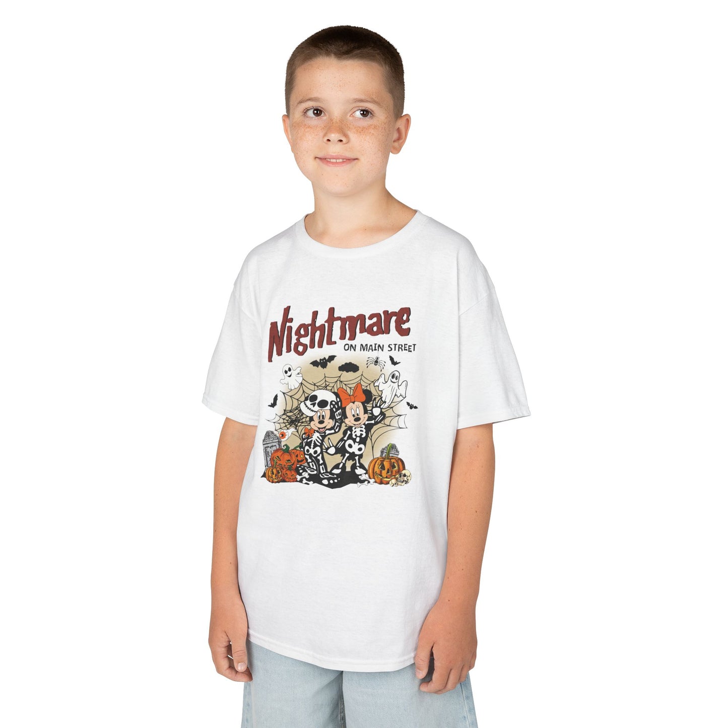 Nightmare On Main Street IV Kids Heavy Cotton T-Shirt