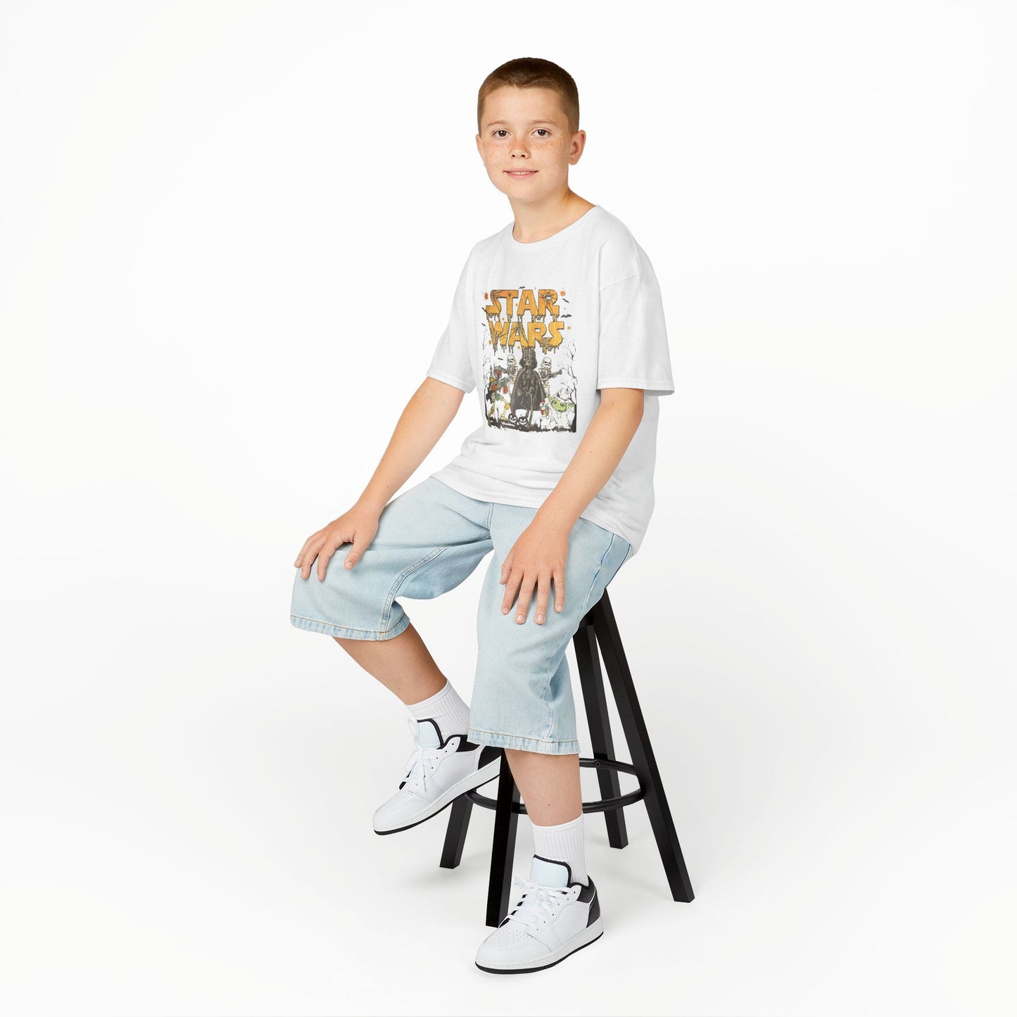 Star Wars Halloween-Themed Kids Heavy Cotton T-Shirt