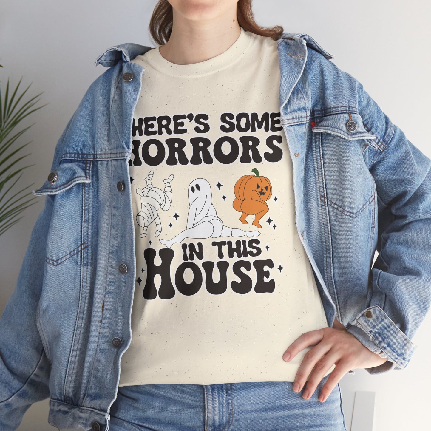 There's Some Horrors In This House Unisex Heavy Cotton T-Shirt