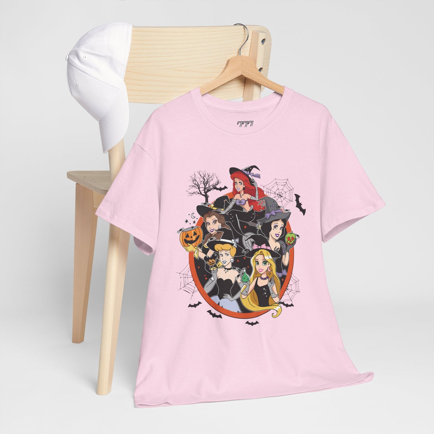 Princess Halloween-Themed Unisex Heavy Cotton T-Shirt