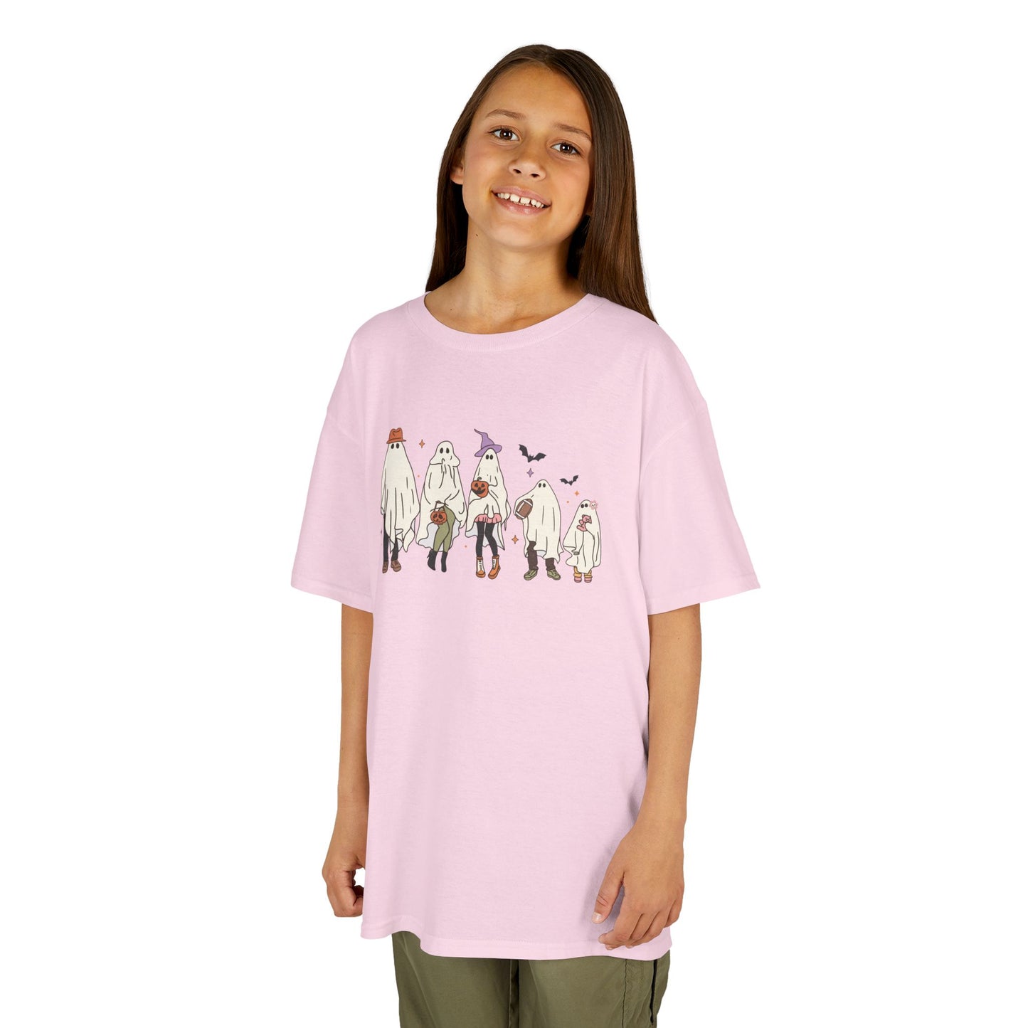 Ghost Family Kids Heavy Cotton T-Shirt