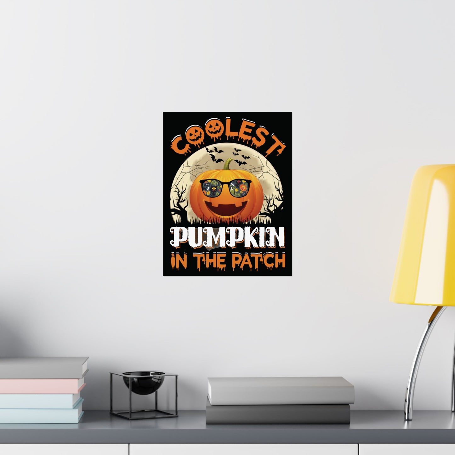 Coolest Pumpkin In The Patch Halloween Poster