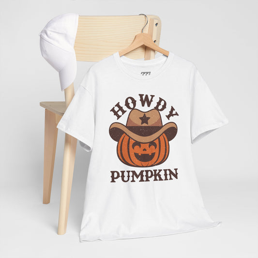 Howdy Pumpkin Unisex Heavy Cotton T-Shirt
