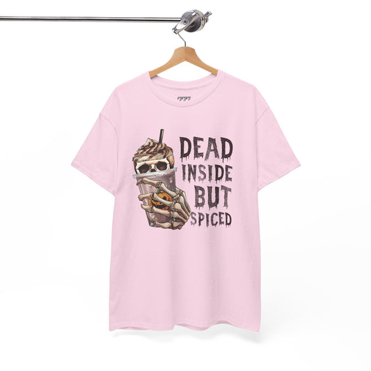 Dead Inside But Spiced Unisex Heavy Cotton T-Shirt