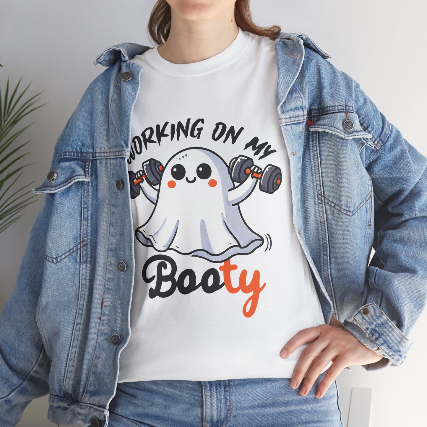 Working On My Booty Women's Heavy Cotton T-Shirt