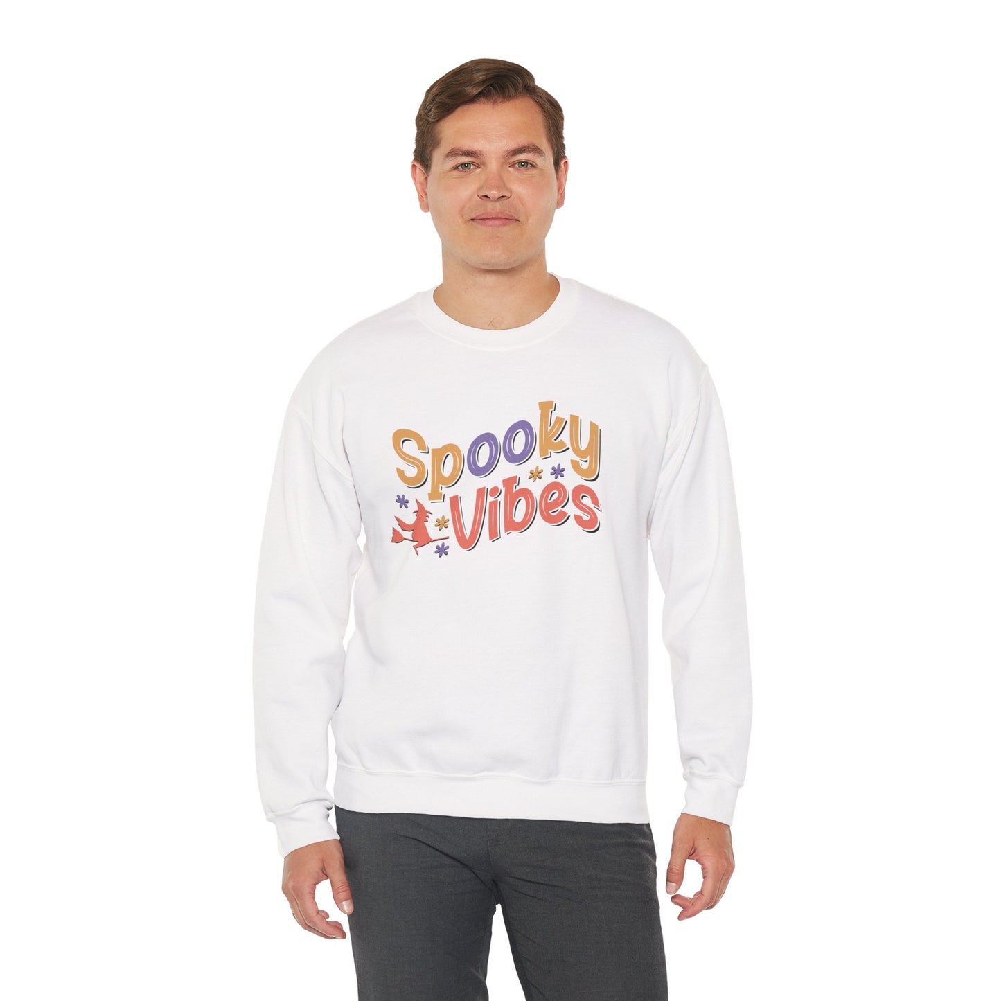 Spooky Vibes Unisex Heavy Blend Crewneck Sweatshirt