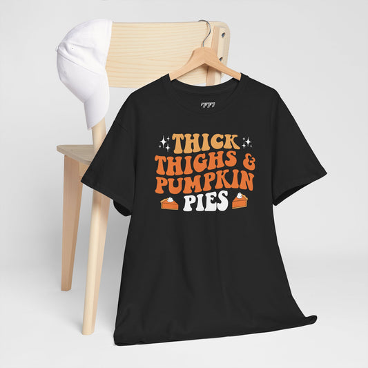 Thick Thighs & Pumpkin Pies Women's Heavy Cotton T-Shirt