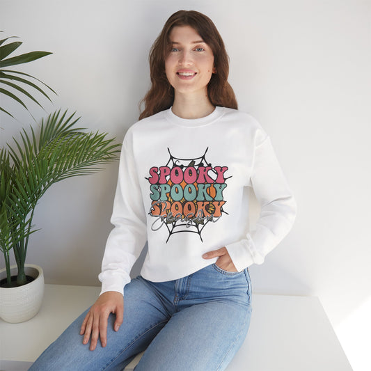 Spooky Spooky Spooky Season Women's Heavy Blend Crewneck Sweatshirt