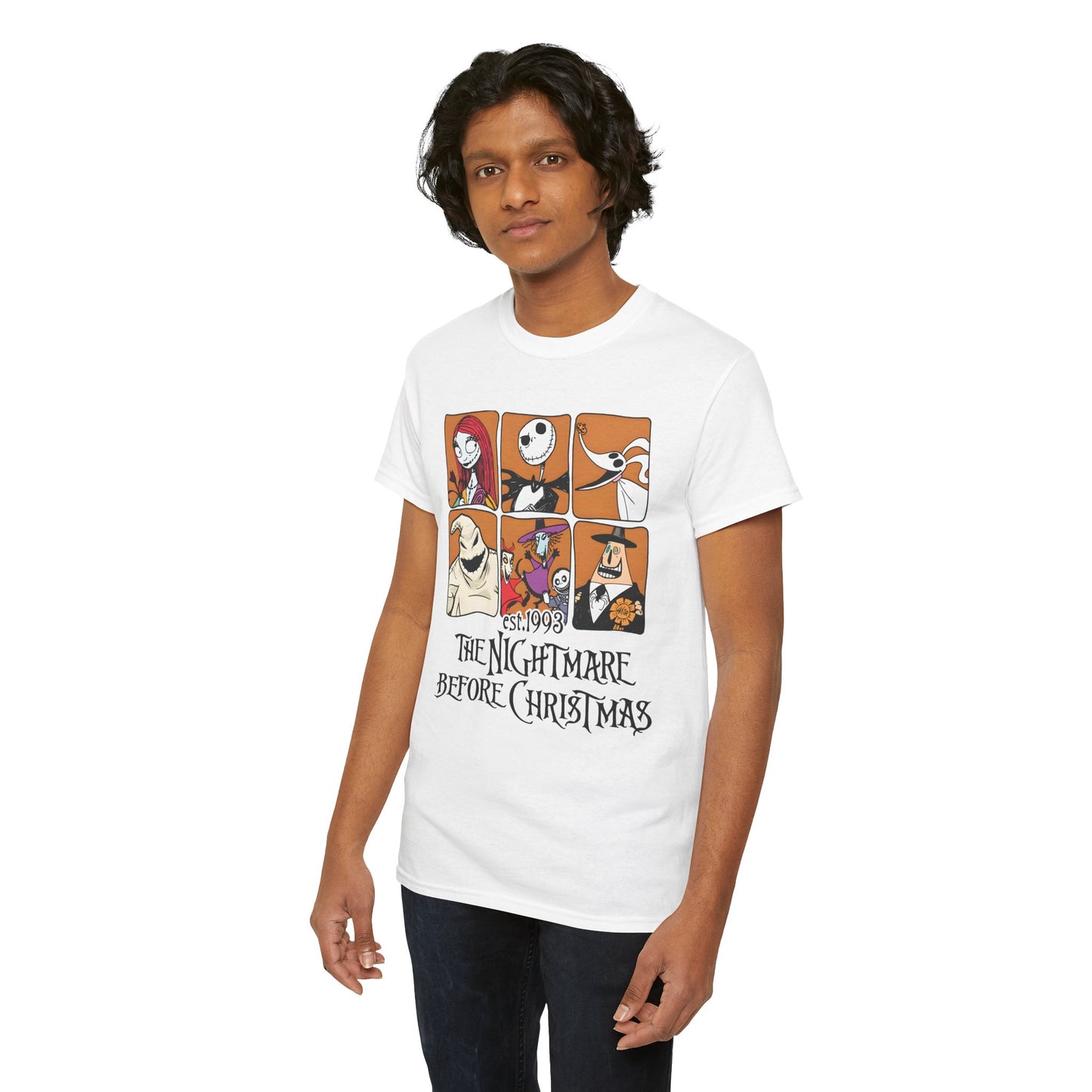 The Nightmare Before Christmas Unisex Heavy Cotton T-Shirt