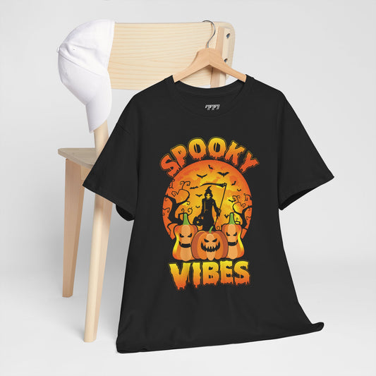 Spooky Vibes III Unisex Heavy Cotton T-Shirt