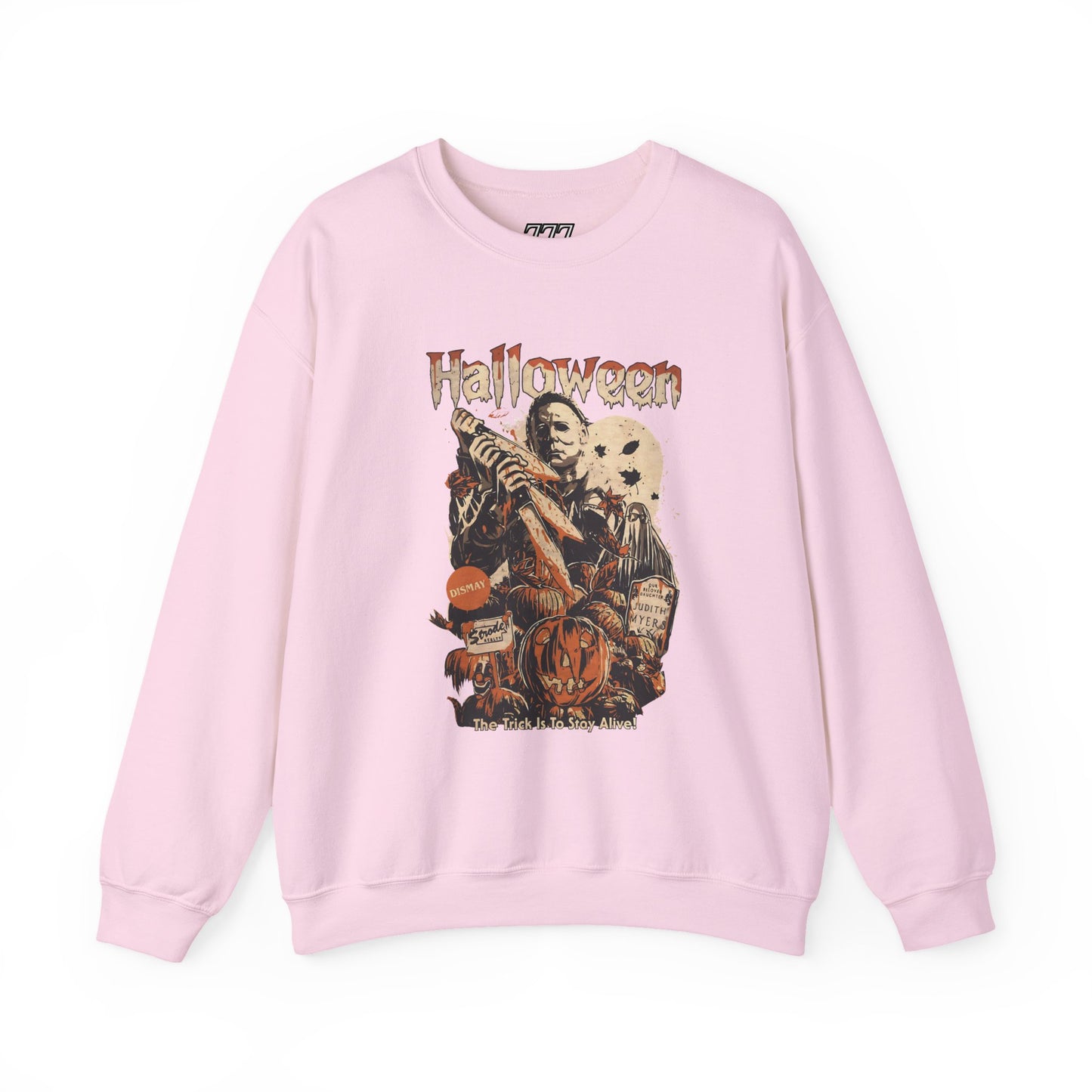 The Trick Is To Stay Alive Unisex Heavy Blend Crewneck Sweatshirt