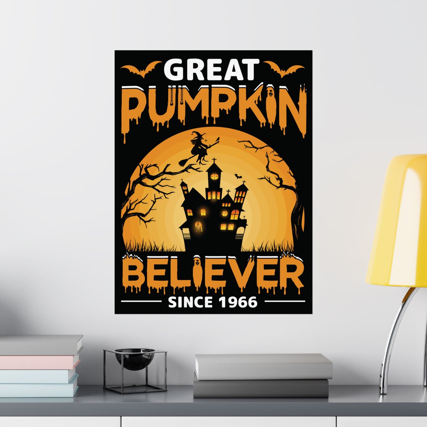 Great Pumpkin Believer Since 1966 Halloween Poster