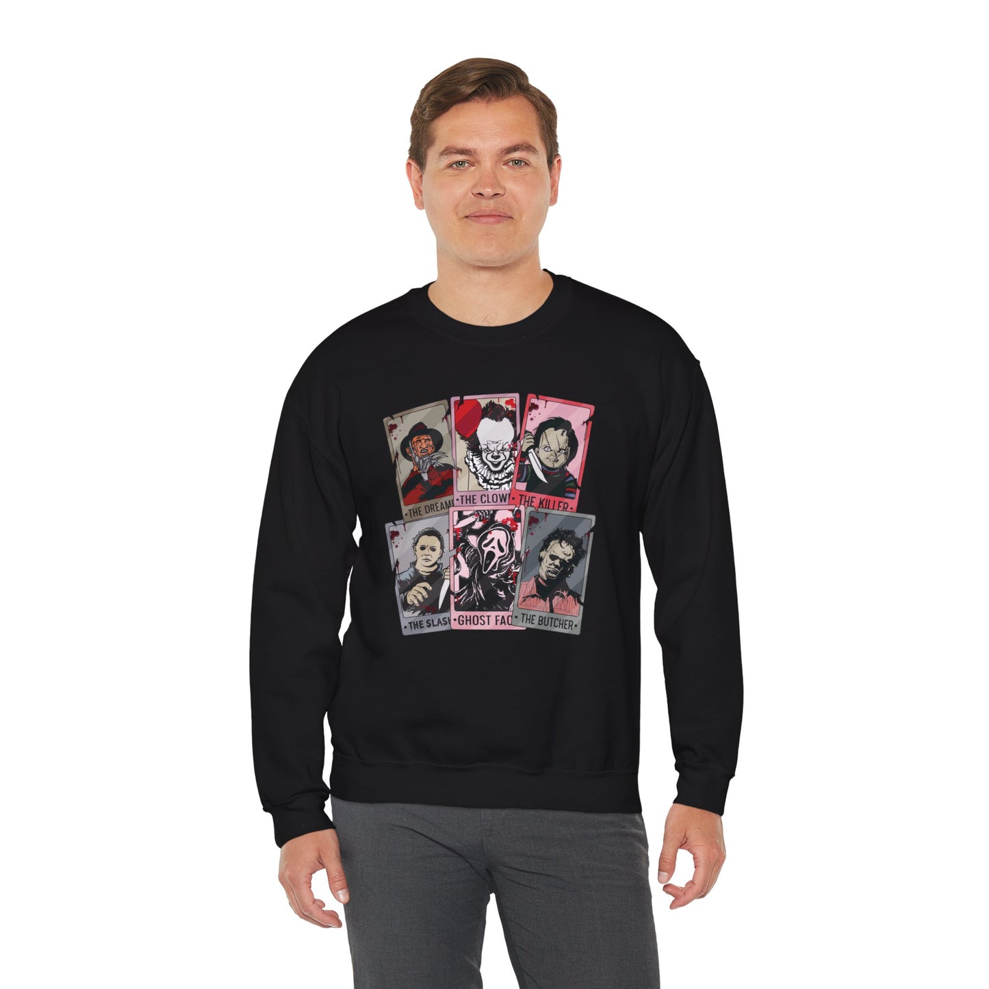 Horror Legends Unisex Heavy Blend Crewneck Sweatshirt
