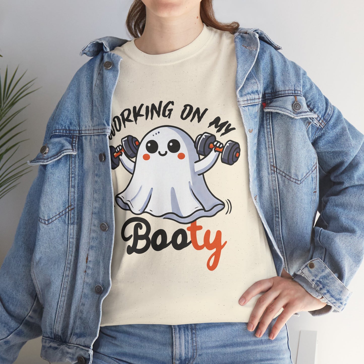 Working On My Booty Women's Heavy Cotton T-Shirt