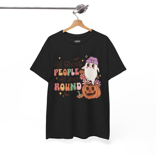 I Ghost People All Year Round Women's Heavy Cotton T-Shirt