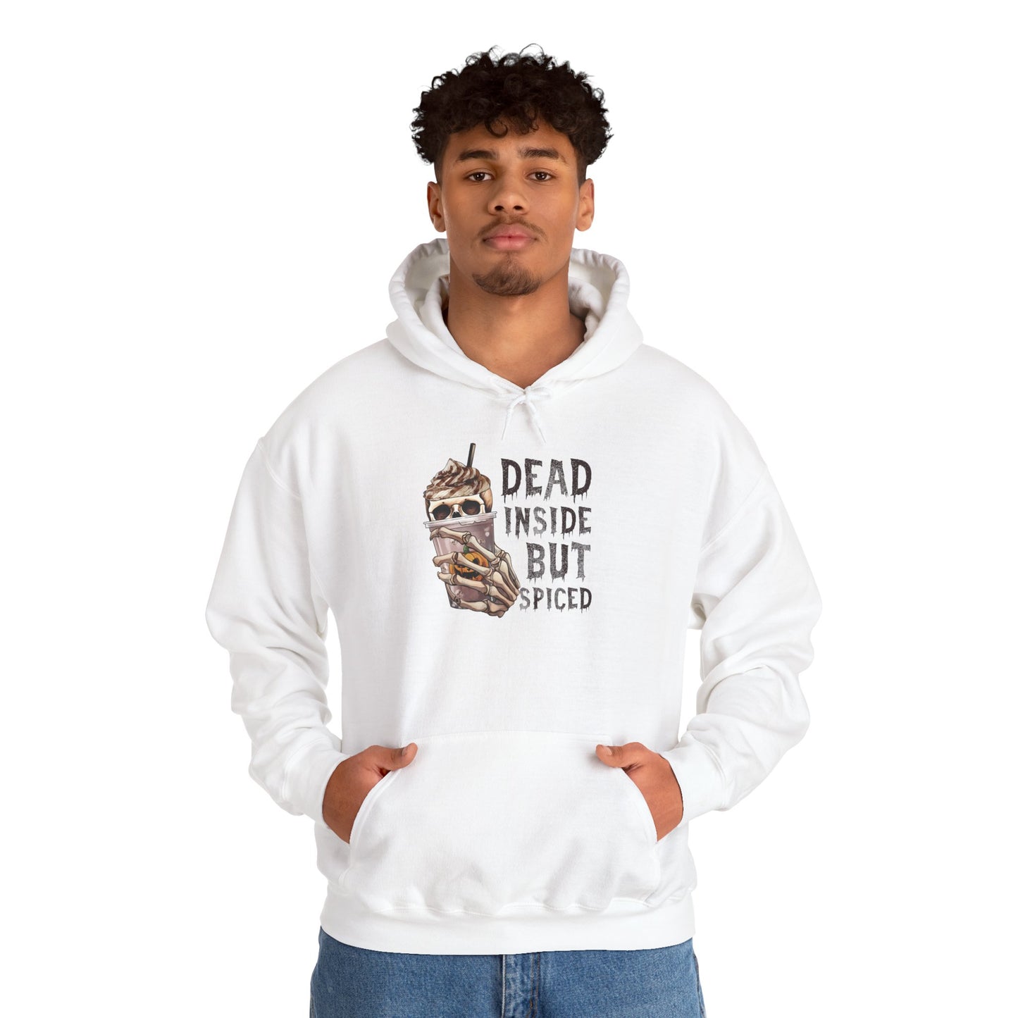 Dead Inside But Spiced Unisex Heavy Blend Hoodie