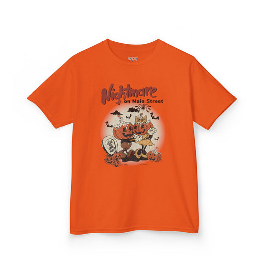 Nightmare On Main Street Kids Heavy Cotton T-Shirt