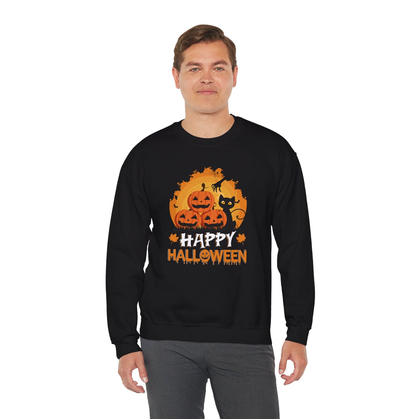 Happy Halloween II Unisex Heavy Blend Crewneck Sweatshirt