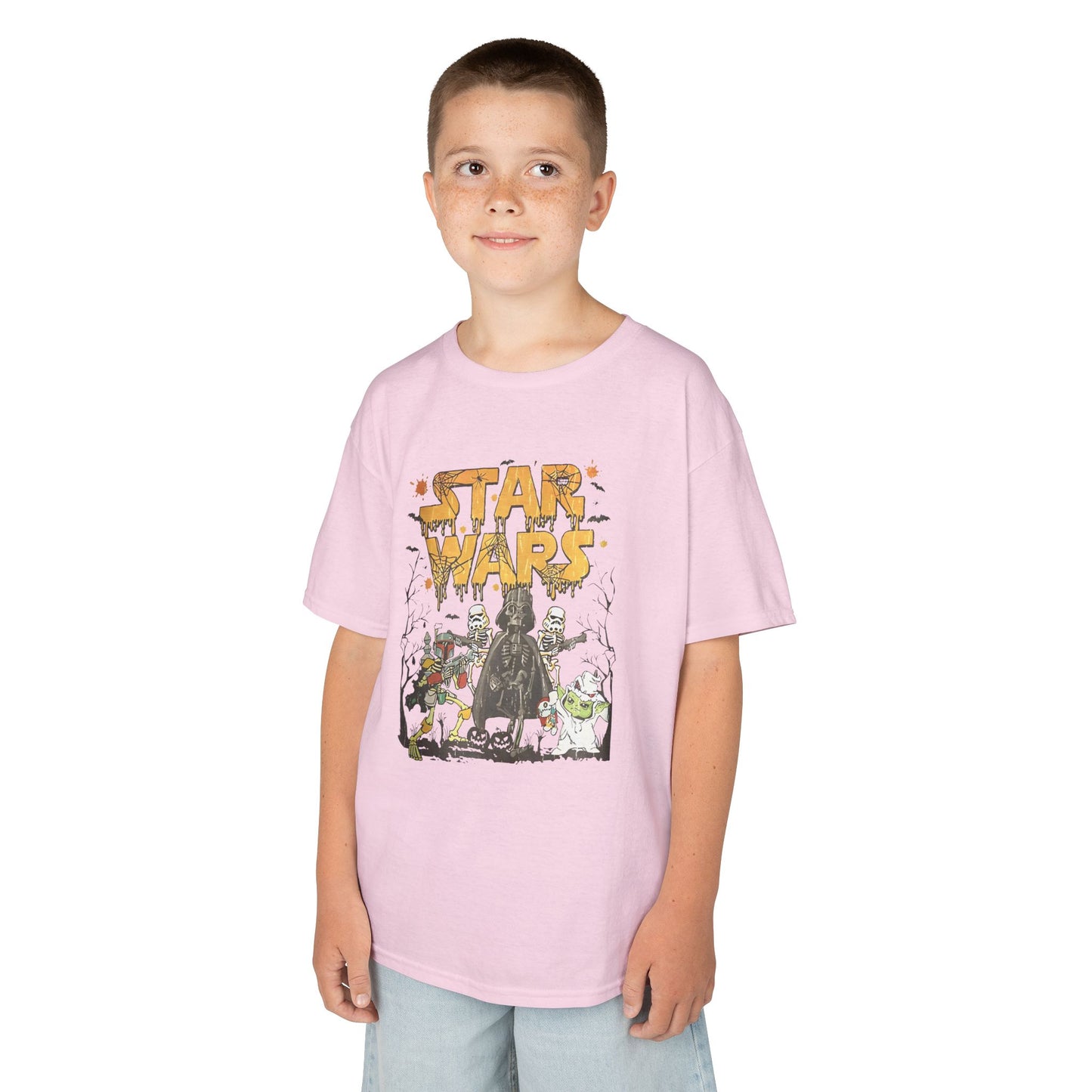 Star Wars Halloween-Themed Kids Heavy Cotton T-Shirt