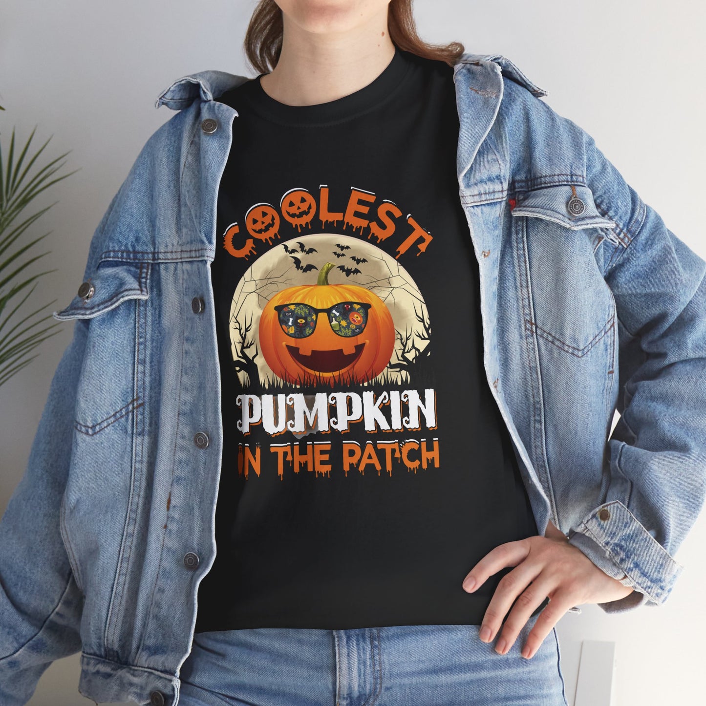 Coolest Pumpkin In The Patch Unisex Heavy Cotton T-Shirt