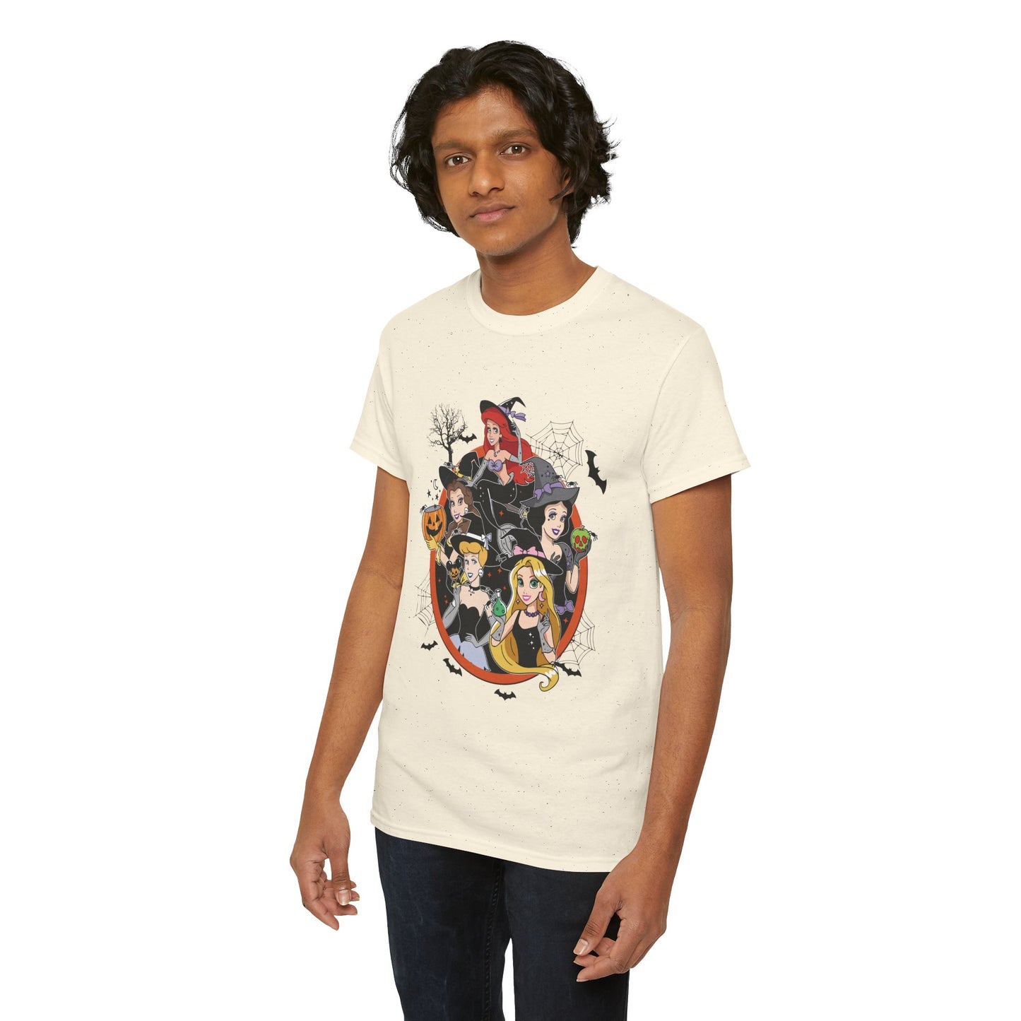 Princess Halloween-Themed Unisex Heavy Cotton T-Shirt