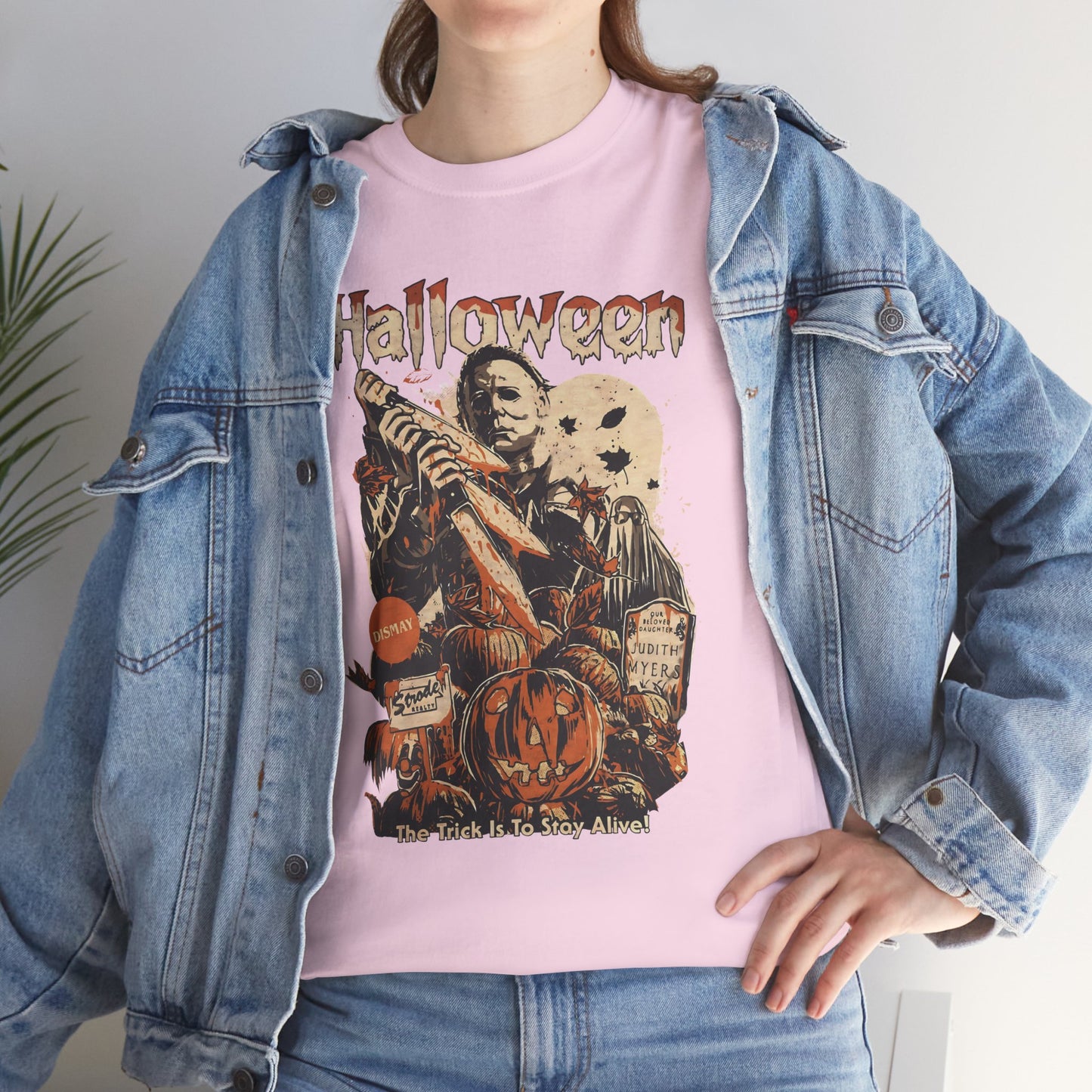 The Trick Is To Stay Alive Unisex Heavy Cotton T-Shirt