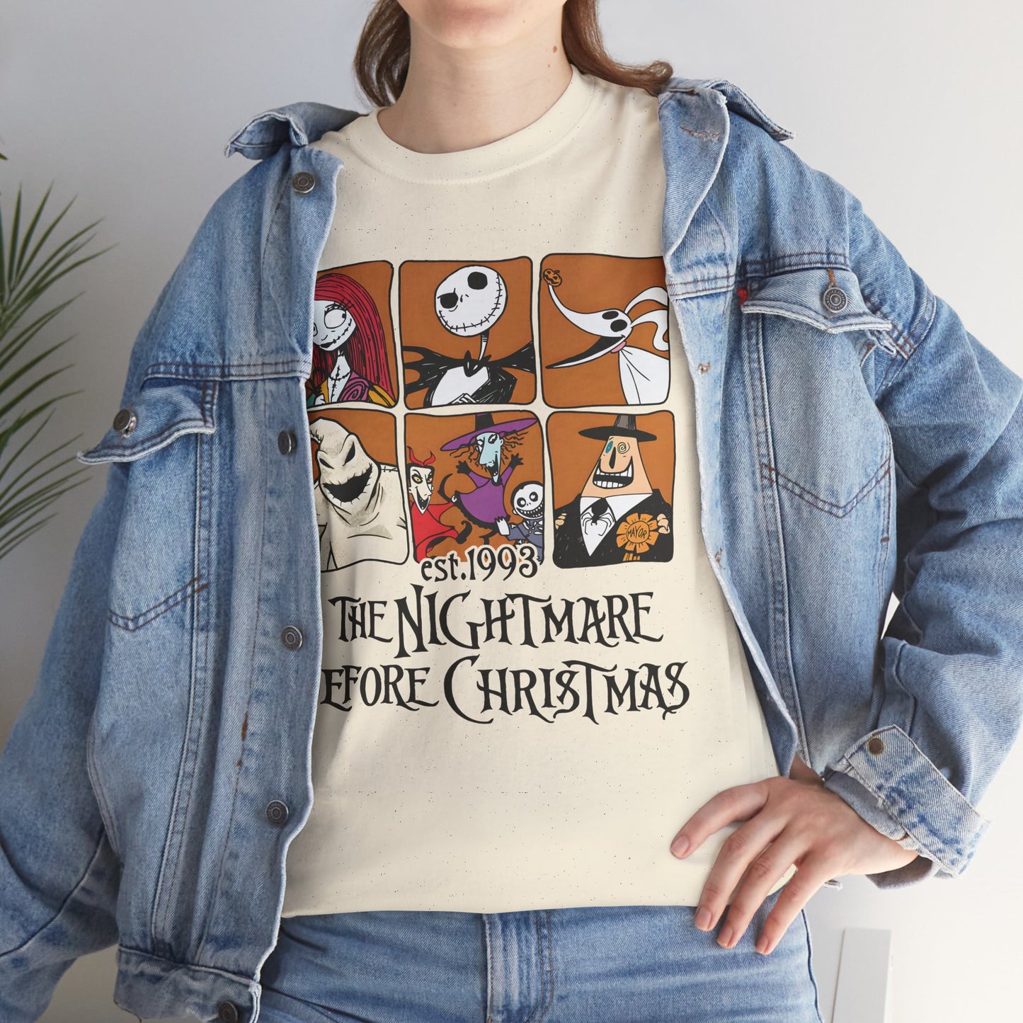 The Nightmare Before Christmas Unisex Heavy Cotton T-Shirt