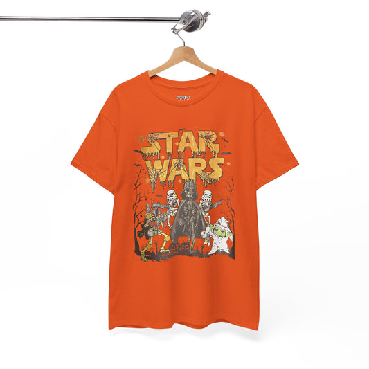 Star Wars Halloween-Themed Unisex Heavy Cotton T-Shirt