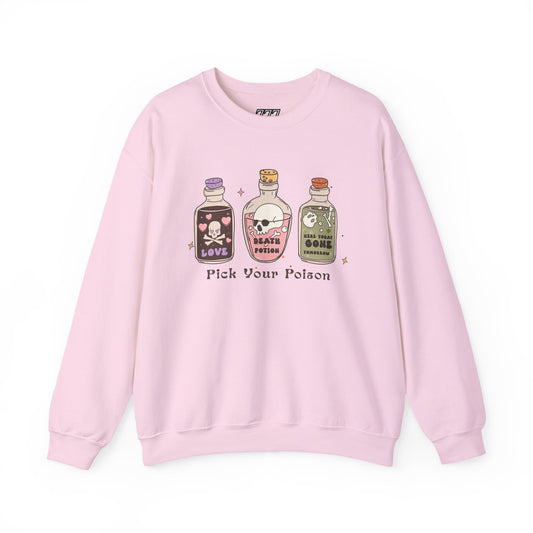 Pick Your Poison Women’s Heavy Blend Crewneck Sweatshirt