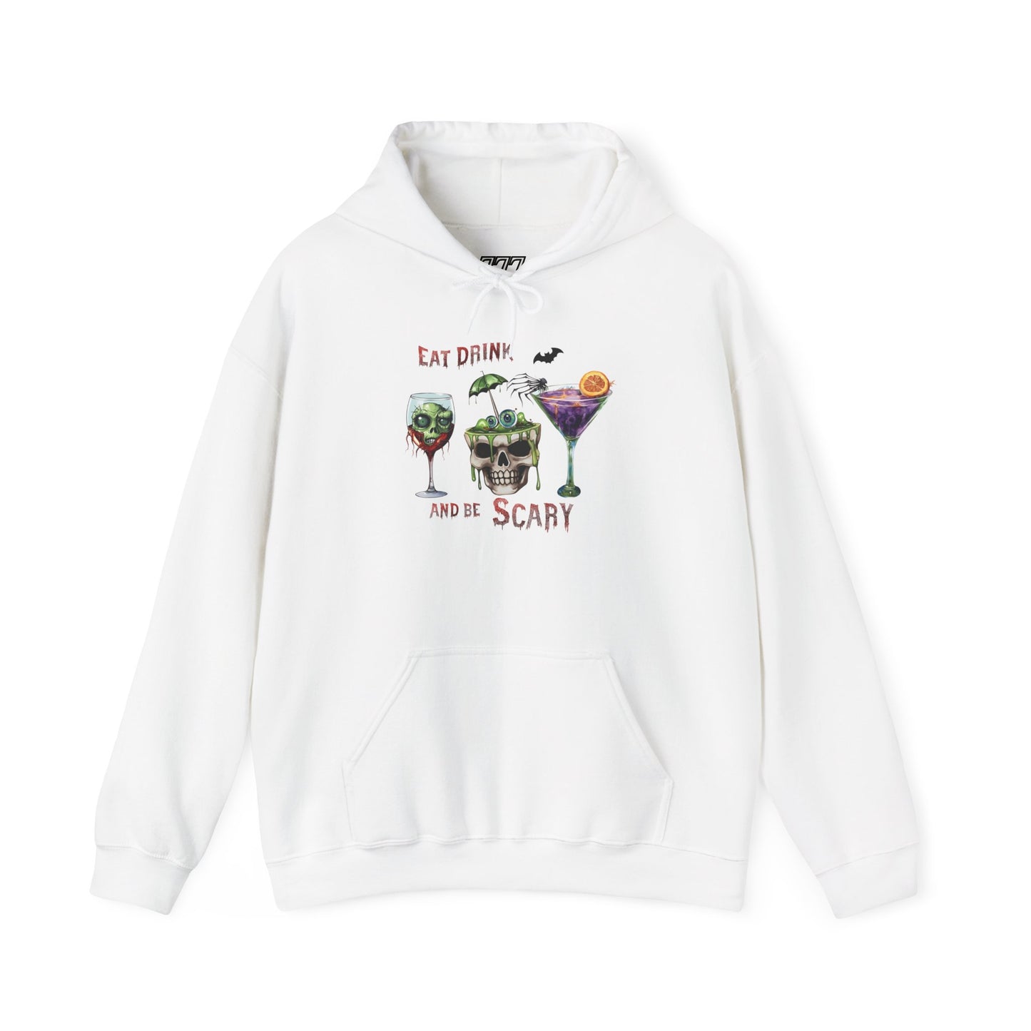 Eat, Drink And Be Scary Unisex Heavy Blend Hoodie