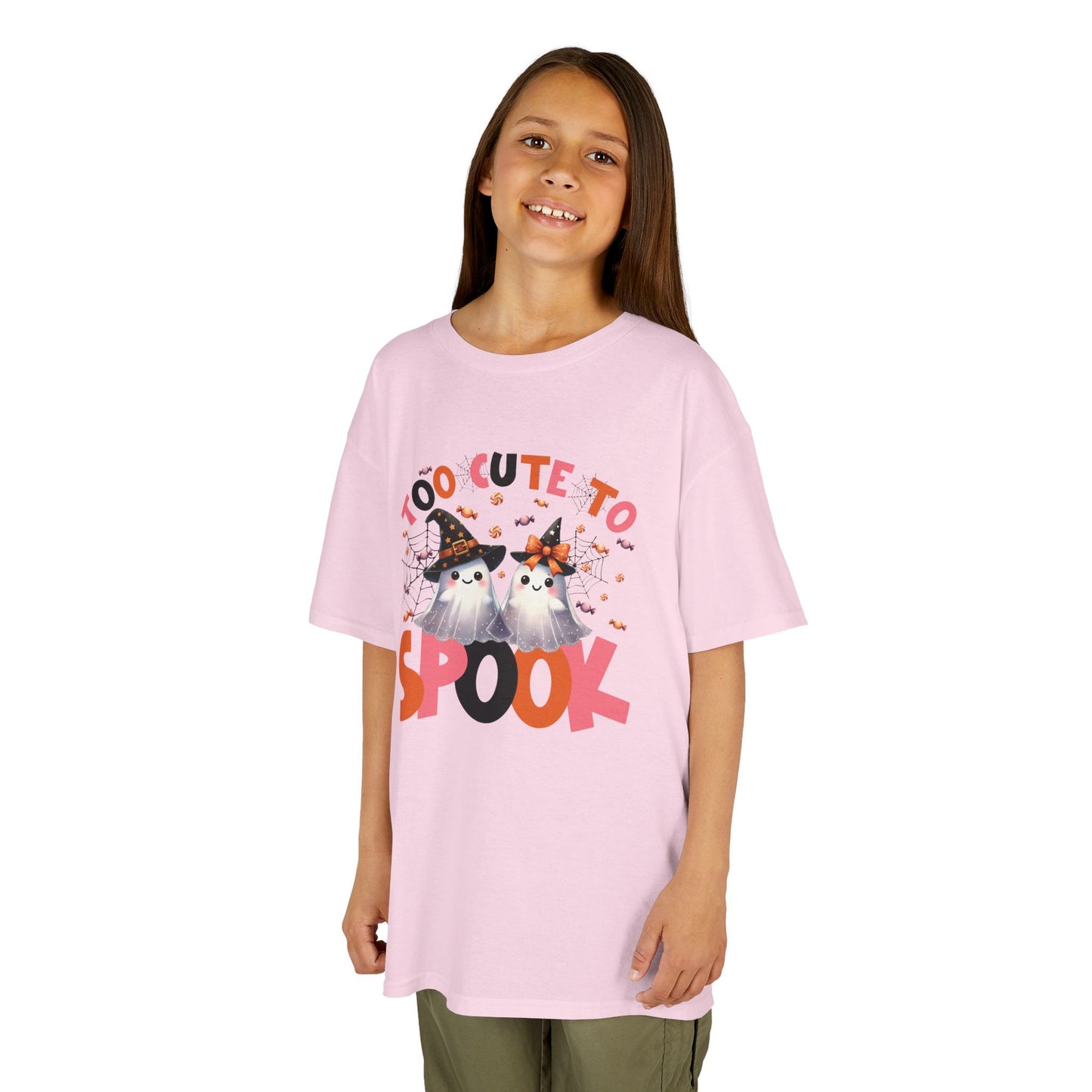 Too Cute To Spook II Kids Heavy Cotton T-Shirt