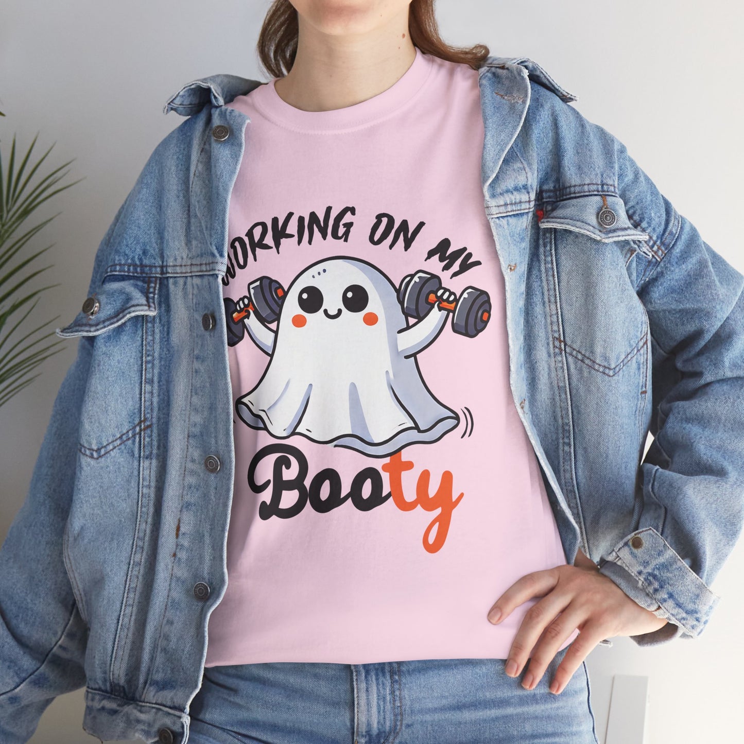 Working On My Booty Women's Heavy Cotton T-Shirt