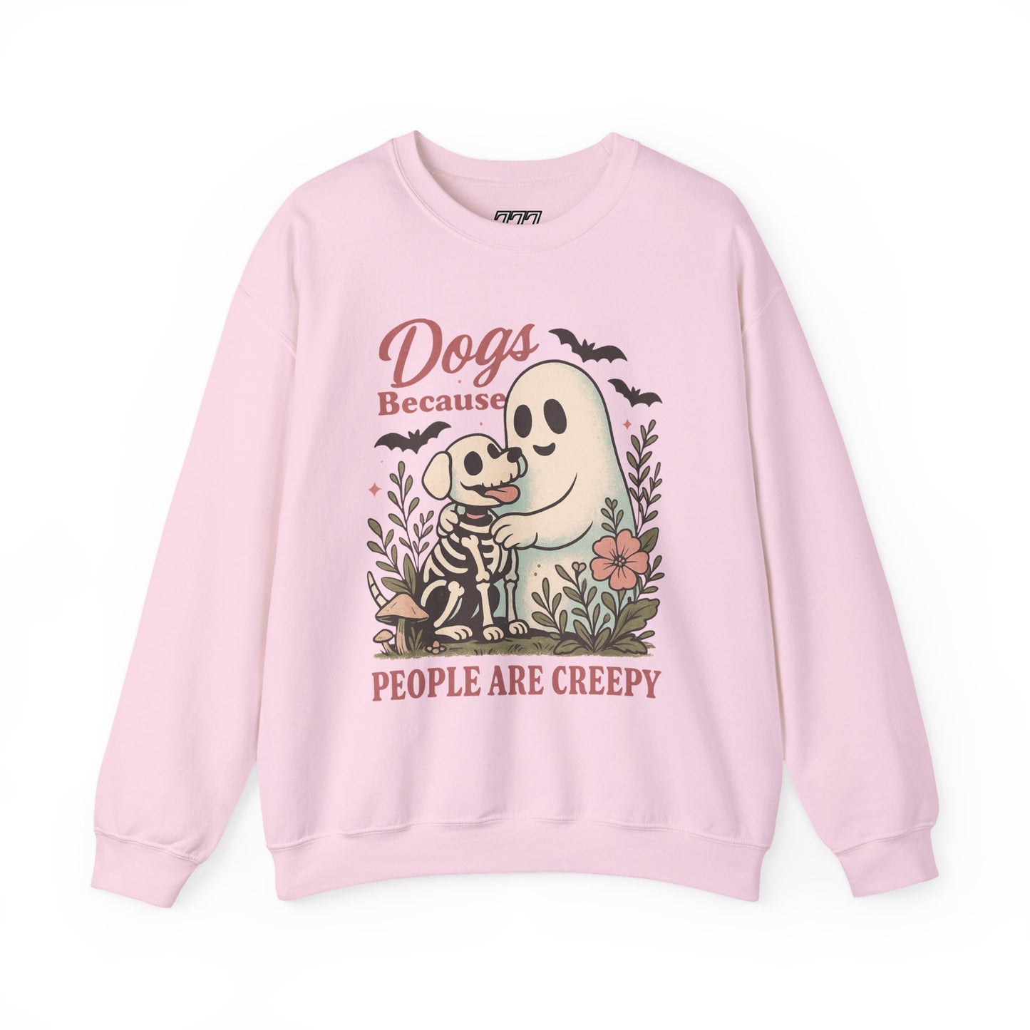 Dogs Because People Are Creepy Unisex Heavy Blend Crewneck Sweatshirt