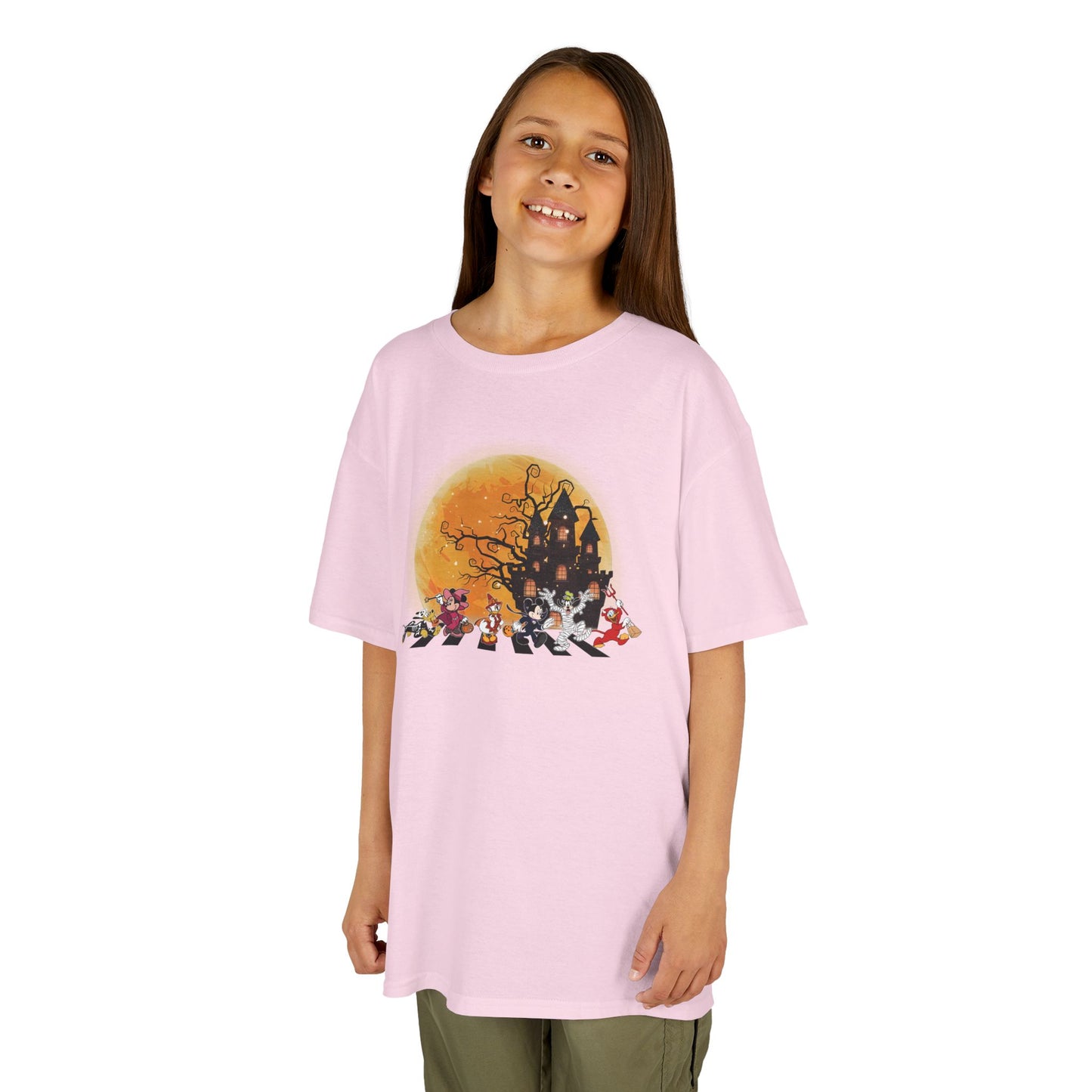 Haunted Crosswalk Kids Heavy Cotton T-Shirt