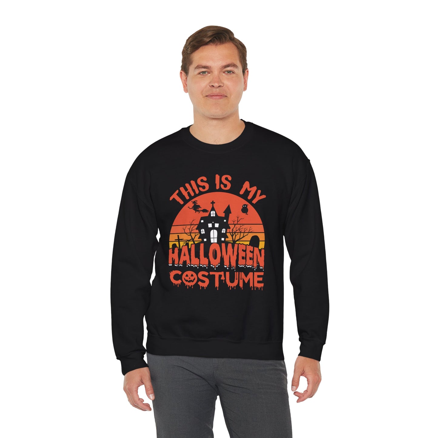 This Is My Halloween Costume Unisex Heavy Blend Crewneck Sweatshirt
