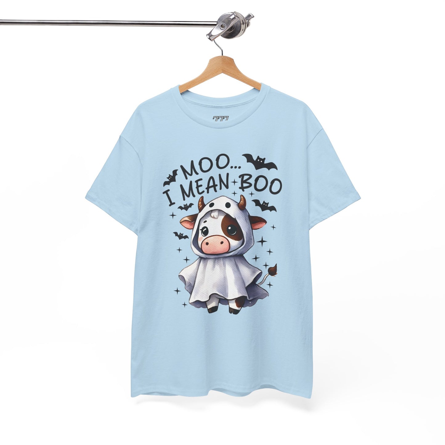 MOO...I Mean-BOO Unisex Heavy Cotton T-Shirt